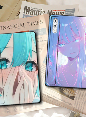 适用联想YOGA PadPro平板保护套12.7动漫女孩TB520FU日系二次元定制软壳ins风简约单面无盖高级