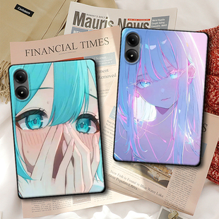 适用Redmi红米Pad2Pro平板保护套Pro防摔软壳KPad定制PadSE轻薄11动漫卡通女孩头像ins风单面无盖简约