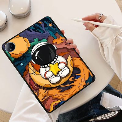 用iQOOPad5Pro平板保护套iQOOPad2定制Pad3Pro软壳PadSE卡通Air宇航员Pad2单面无盖后壳