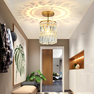 餐厅吊灯三头灯具现代简约美式 店家用灯 轻奢水晶创意吊灯吧台服装