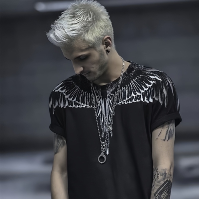 正品MARCELO马塞洛冰翅纯棉T恤