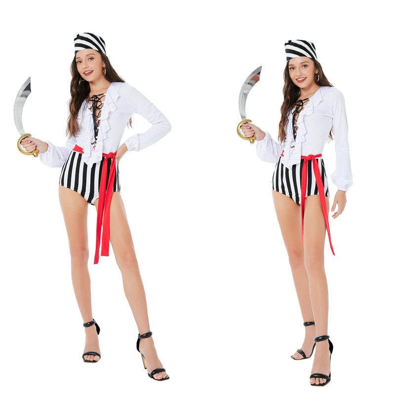 加勒比海盗万圣节派对服装女角色扮演制服派对ds演出服夜场表演服