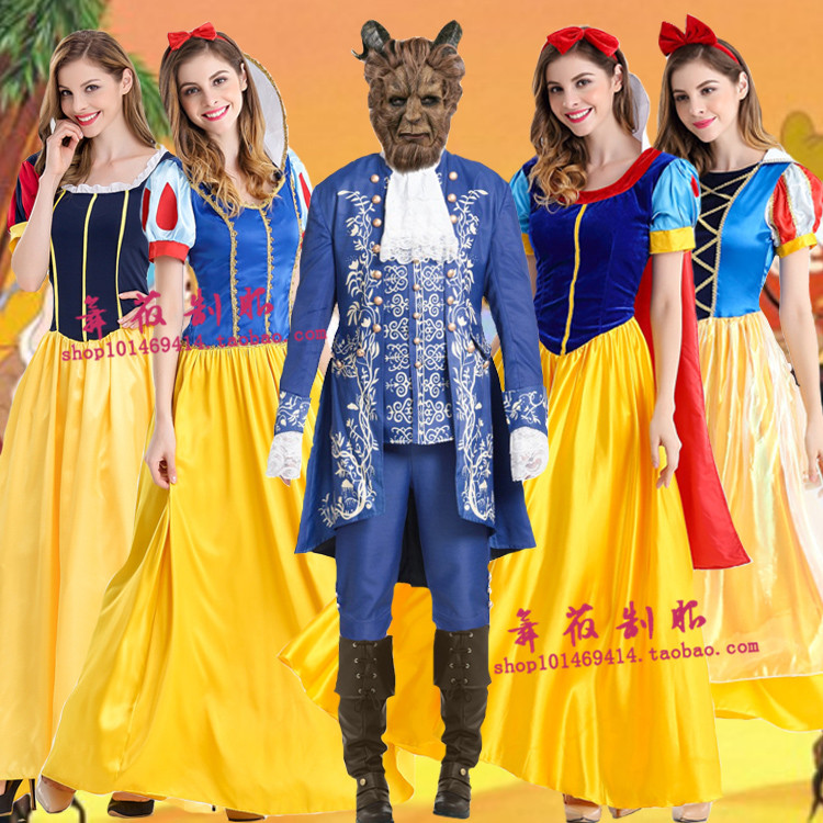 新款白雪公主成人服cosplay化妆舞会连衣裙圣诞节服装女公主成人