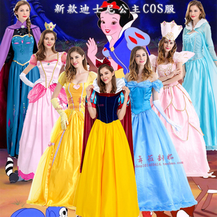 2024新迪士尼在逃公主舞台演出服恶毒皇后COS服白雪 六一节日礼服