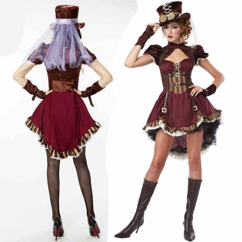 舞台装万圣节服装魔术师燕尾服驯兽师角色扮演狂欢节马戏团舞台装