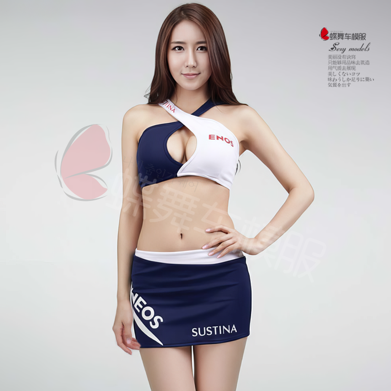 蝶舞车展模特服装改装车展赛车女郎性感模特活动摄影摩托女郎服装