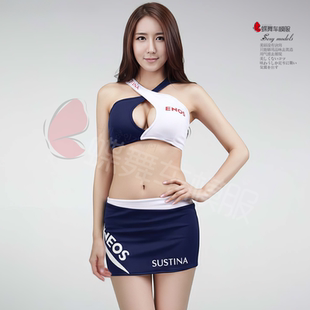 车展赛车女郎性感模特活动摄影摩托女郎服装 蝶舞车展模特服装 改装