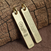 般若波罗蜜多心经挂件钥匙扣车钥匙大悲咒千手观音精致佛牌定制铜