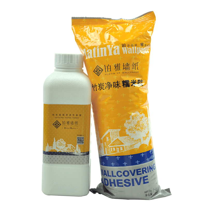 铂雅糯米胶基膜贴壁纸胶水粘墙纸专用胶贴墙专用墙布壁布壁画辅料
