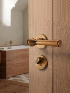 德国卡波磁力门锁室内简单卧室沉默黄色青铜斯堪 纳维亚浴室现代