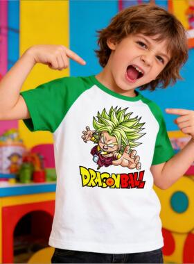童装哥哥弟弟兄弟装龙珠超布罗利t恤衣服特别的超级赛亚人半截袖