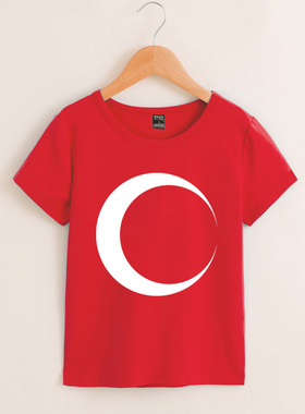 格斗武中大童童装短袖衣服八神庵月食家族徽章拳皇kof97T恤装男孩