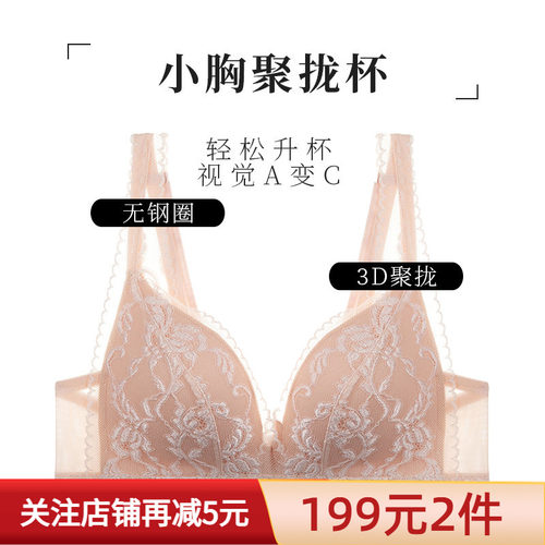 无钢圈内衣美背聚拢文胸eves内衣