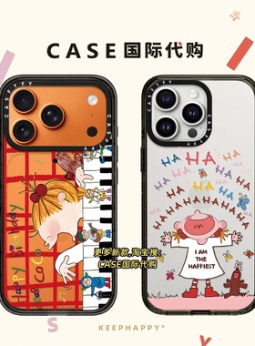 CASF联名元气酱COCO女孩适用iphone17手机壳16promax苹果15pro透明MagSafe磁吸14plus日韩12可爱13卡通Air