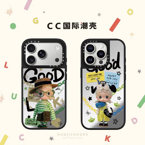 多巴胺原田治嘎姐穿搭适用iphone17手机壳16promax苹果15pro磁吸MagSafe镜面14plus甜酷少女13潮牌12日韩时尚
