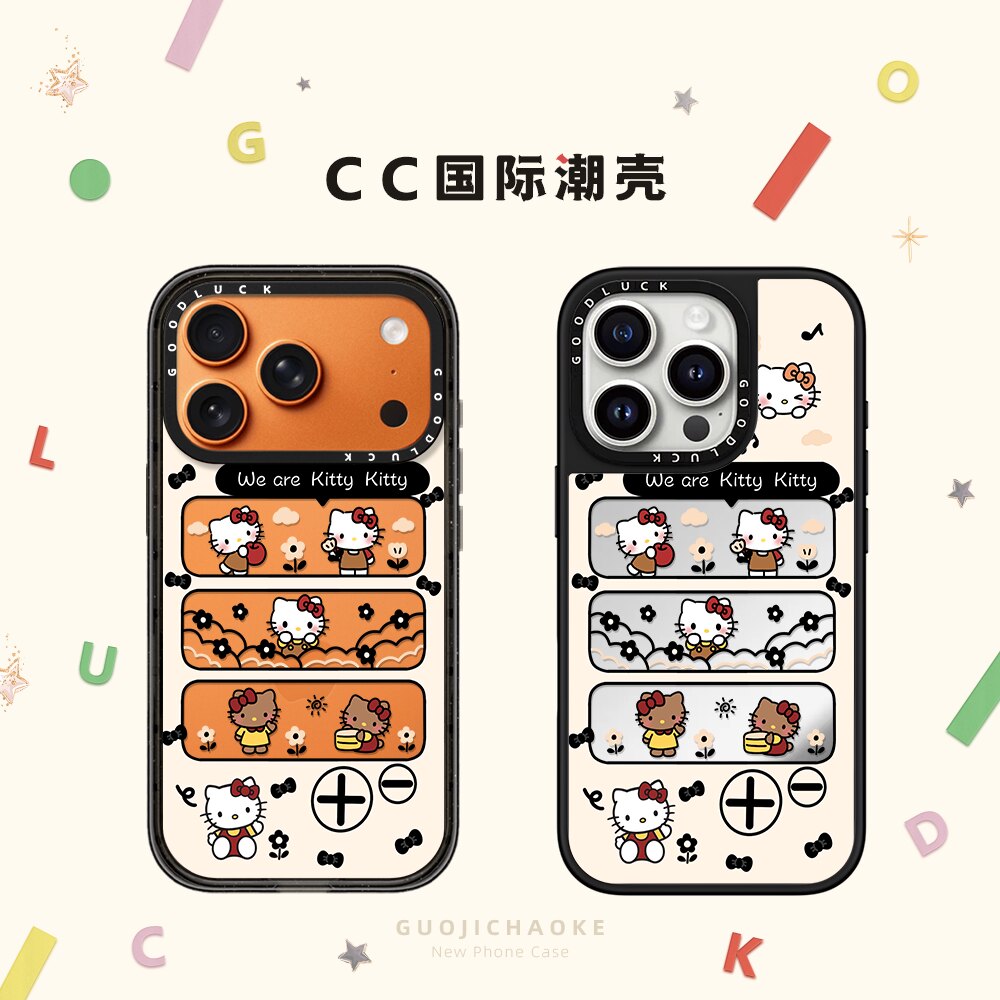 镂空kitty播放器适用iphone17手机壳18promax苹果16pro透明MagSafe磁吸15plus日韩ins