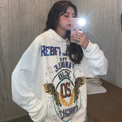 Real photo of loose Hong Kong Style bodyguard for women in spring and Autumn