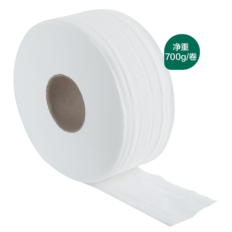 得力本木臻选WP2240-01大盘纸2层240米(白)12卷/箱卷筒卫生纸