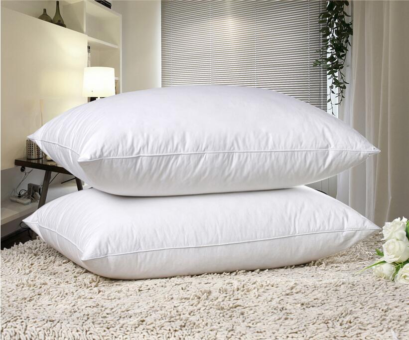 羽丝绒枕芯保健枕护颈枕宾馆酒店枕芯枕头特价