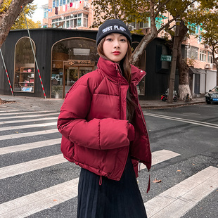 面包服女短款冬季韩版棉服学院风休闲百搭学生时尚保暖棉衣外套潮