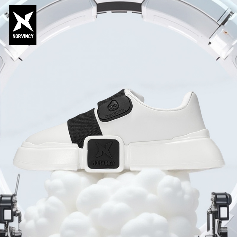 诺凡希增高低帮鞋痞帅拼色男鞋