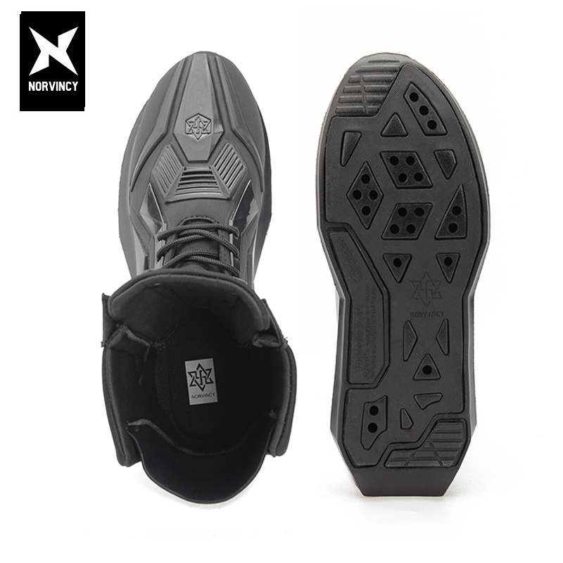 欧美时尚马丁靴休闲风系带工装鞋