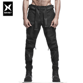 新款 男直筒束脚拉链设计修身 美式 诺凡希冬季 工装 裤 百搭收腿小脚裤