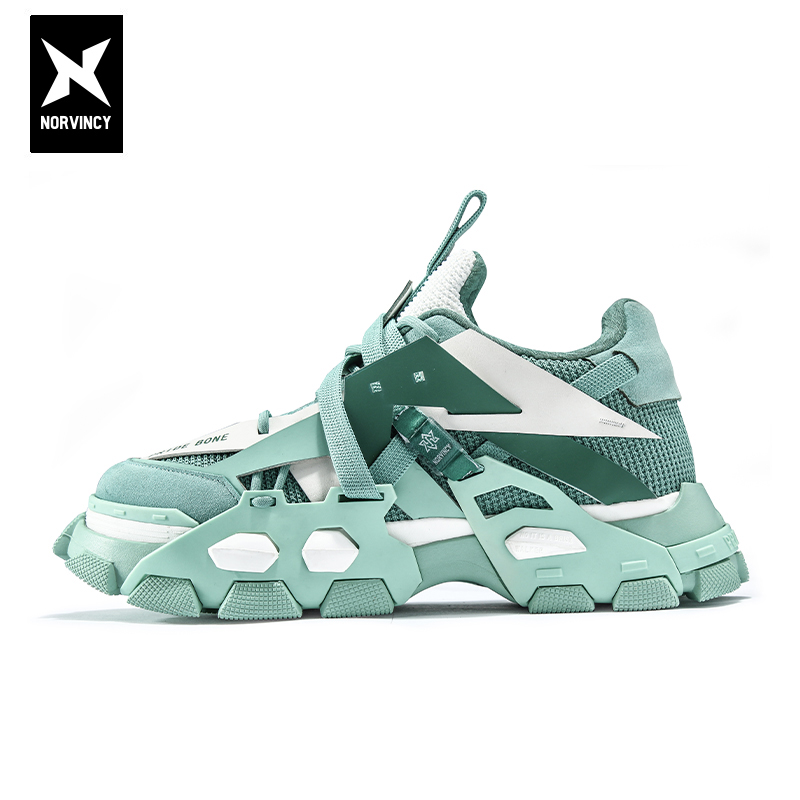 诺凡希春季港风透气老爹鞋