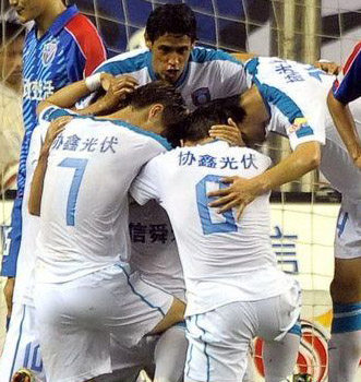 2011年江苏舜天球衣号码广告定制联赛烫印印字印号