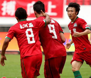 2011年河南建业球衣号码广告定制联赛烫印印字印号