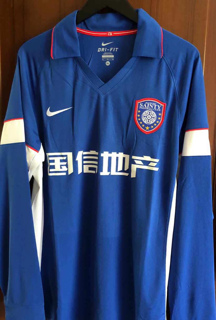 2012年联赛江苏舜天球衣号码广告臂章印制印号广告烫印