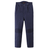 宽松轻便绒裤 冬中老年男女式 特体保暖裤 北方高腰大码 加厚驼绒棉裤