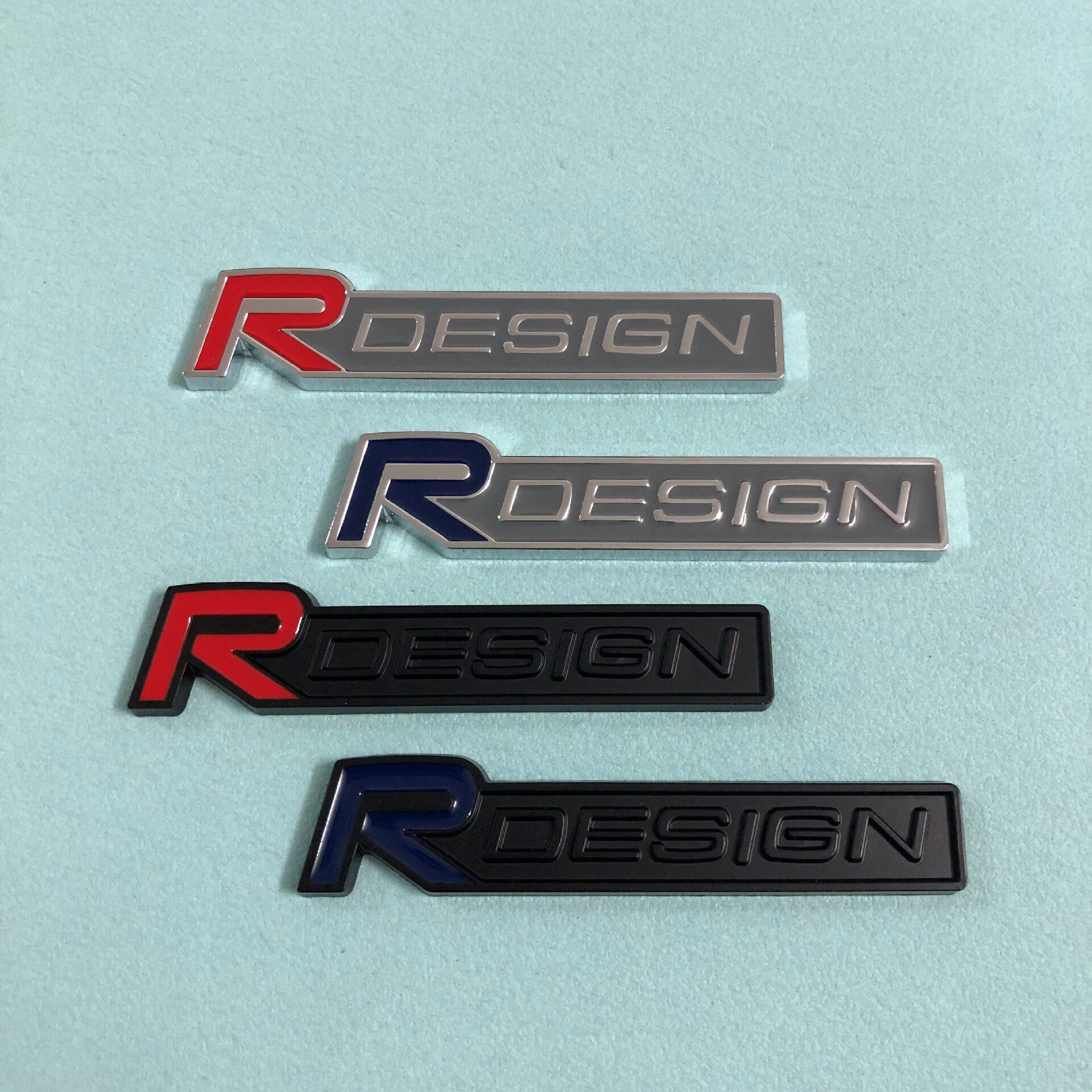RDESIGN车贴适用于沃尔沃XC60S60V60叶子板金属装饰贴 改装尾标贴