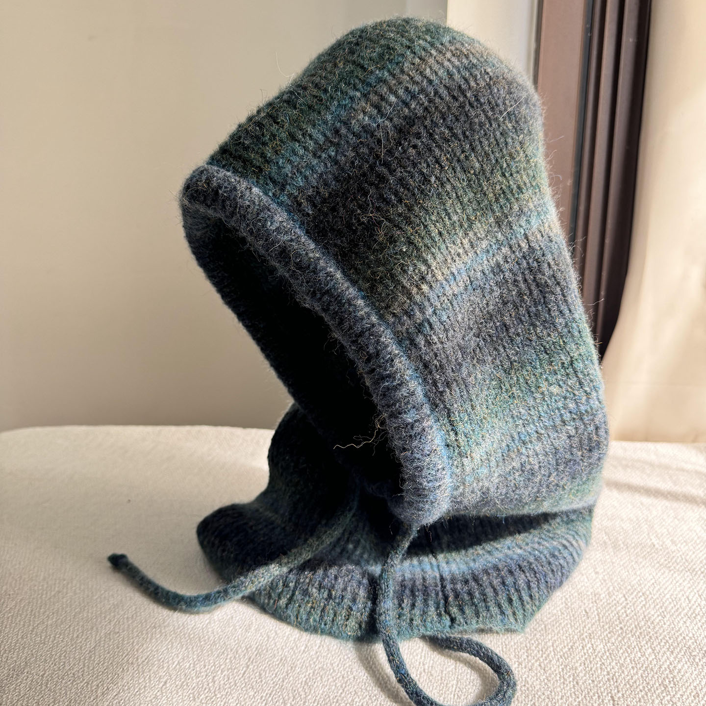 出韩国版加大加厚宽松拉法帽女秋冬保暖帽子围巾一体骑车户外帽潮