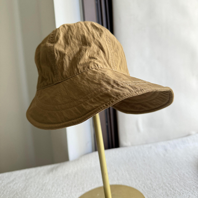 出韩国款驼色速干鸭舌帽子女春夏防晒透气户外八角帽可折叠轻薄帽
