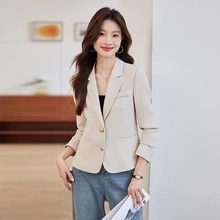小个子短款西装外套女2025新款春秋高级感气质修身爆款小西服上衣
