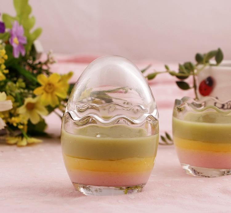 玻璃鸡蛋壳布丁杯慕斯杯酸牛奶瓶无铅耐高温玻璃布丁瓶鸡蛋烘焙瓶