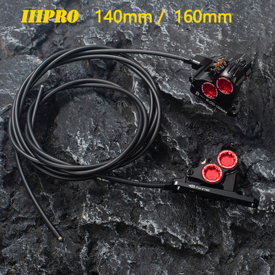 IIIPRO公路车平装油碟140/160MM刹车CNC四活塞公路车刹车夹器卡钳