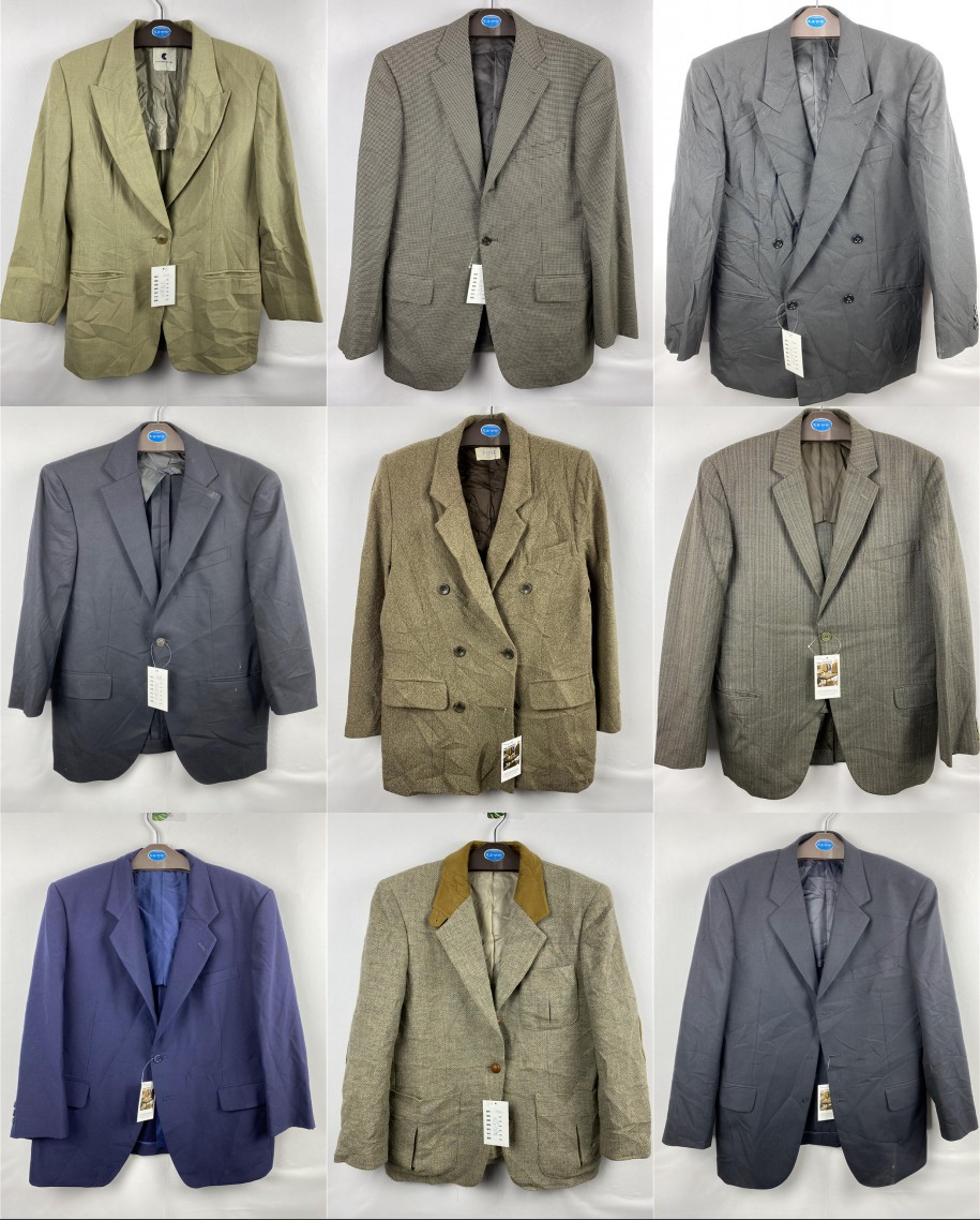 vintage古着意大利产 英伦修身款商务绅士西服 男式西装外套t401