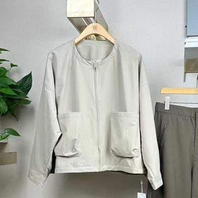 大码女装春季工装短外套