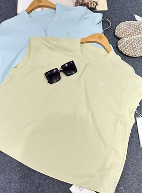 天娇一生水夏季新款户外T恤衫女宽松大码女装小飞袖速干上衣25608