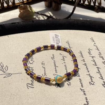 舒俱来皇家紫直切桶珠手串