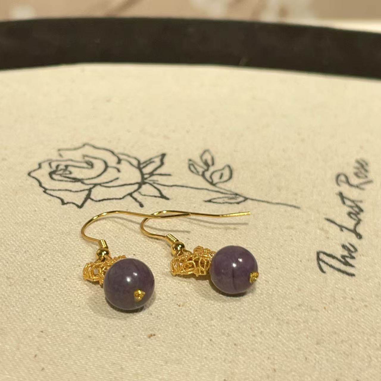 南非舒俱来凝胶玉化皇家紫圆珠耳钩S925(芮汐)AZB11185,珠宝/钻石/翡翠,耳饰,淘宝优惠券,粉丝福利购,淘宝优惠卷