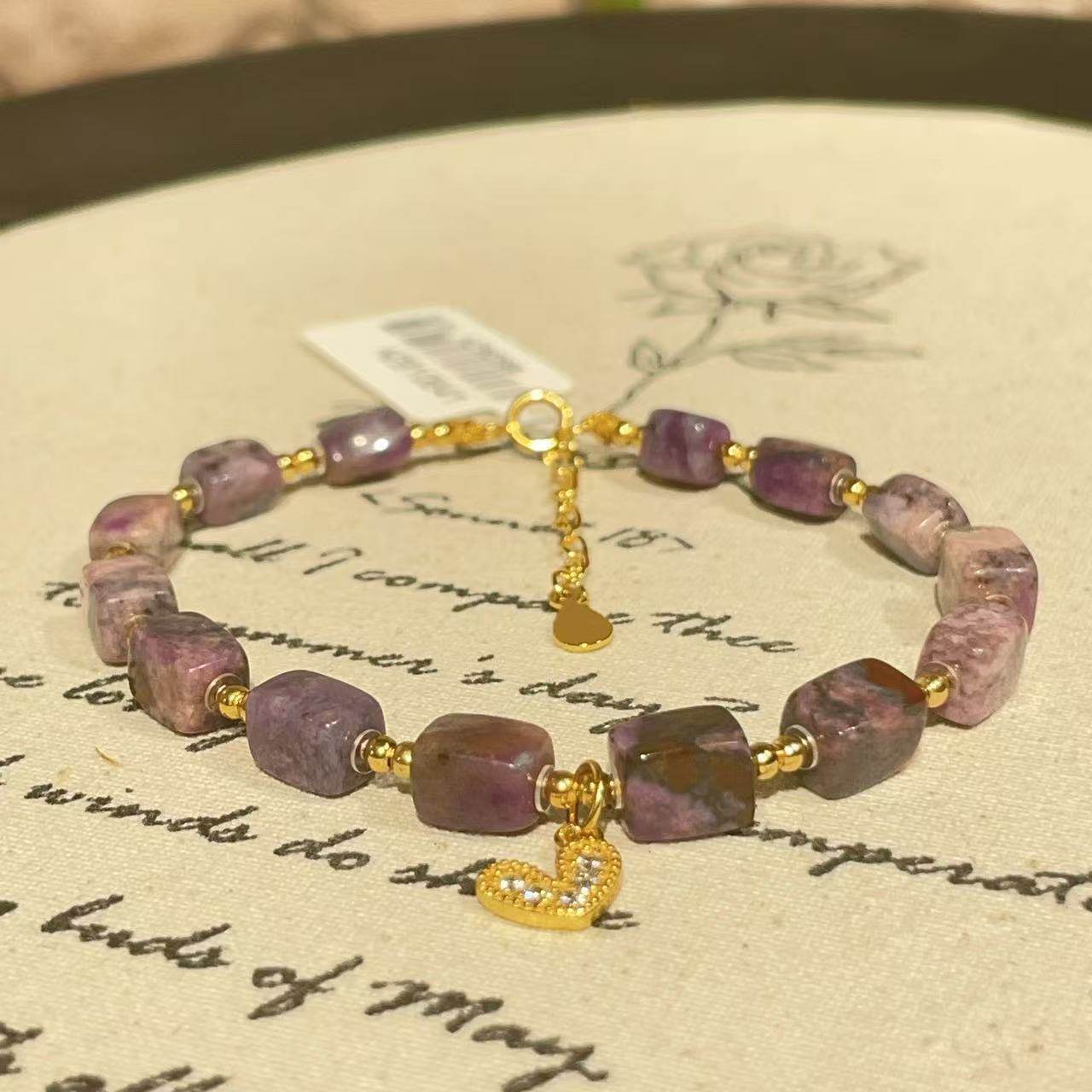 南非舒俱来桃红四棱珠手链S925/16cm(初若)AZB10641,珠宝/钻石/翡翠,手饰,淘宝优惠券,粉丝福利购,淘宝优惠卷