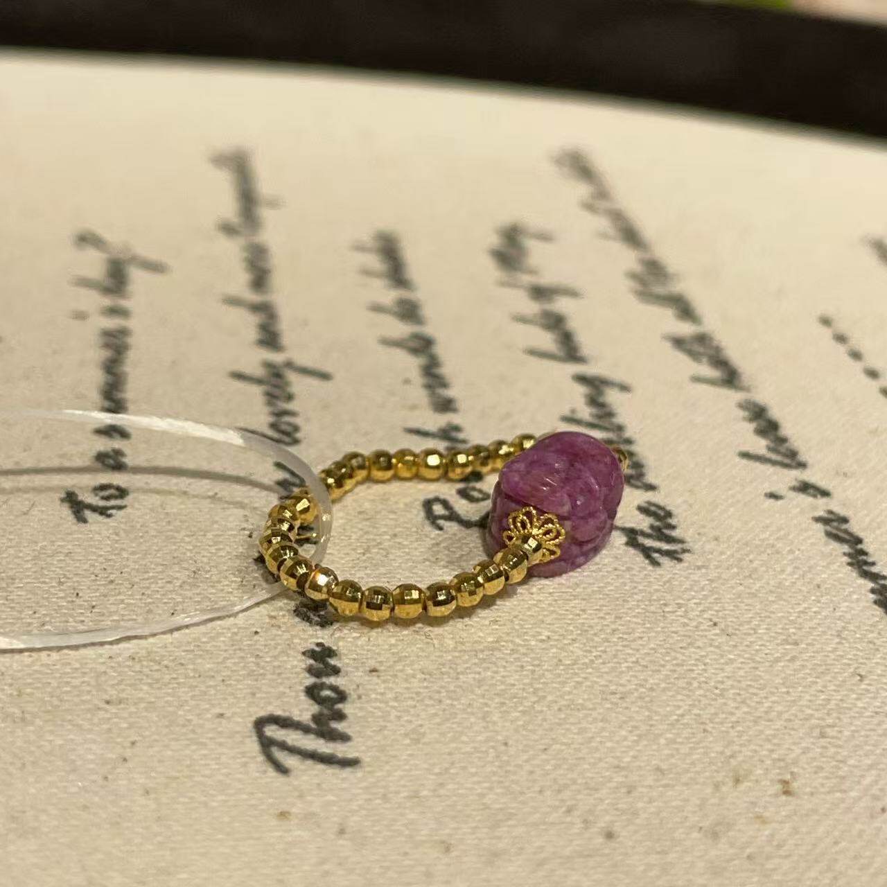 南非舒俱来桃红貔貅舒俱来戒指18k（霁粉）AZB10590,珠宝/钻石/翡翠,DIY配件,淘宝优惠券,粉丝福利购,淘宝优惠卷