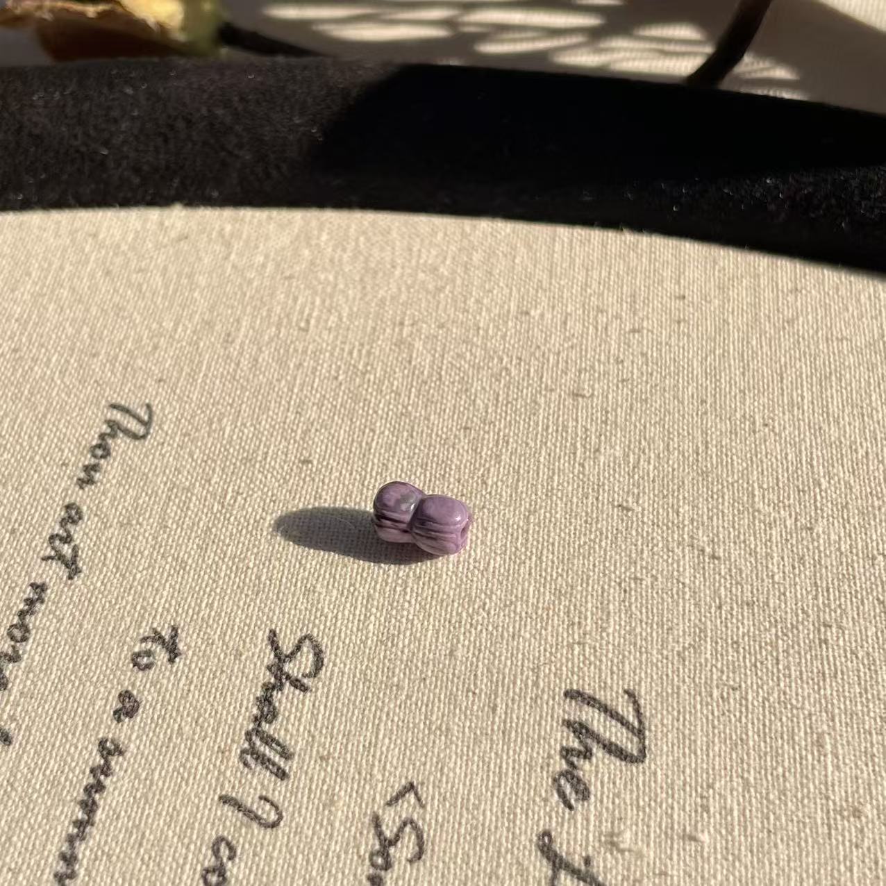 南非舒俱来紫罗兰并蒂莲单珠（芳蔼）AZB9204