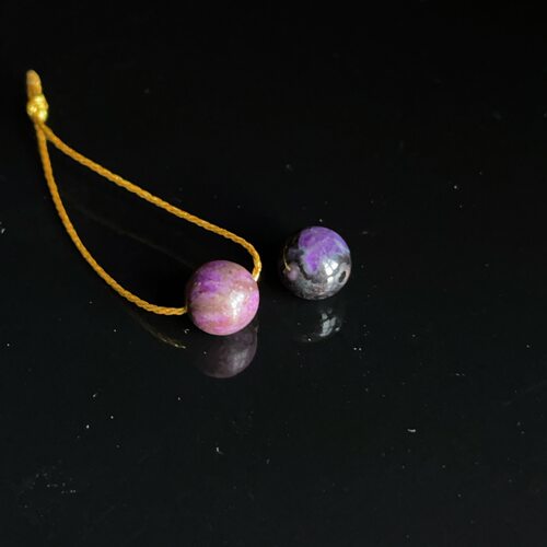 南非舒俱来帝王紫圆珠单珠吊坠6mm（多样性发其一）SJL2861