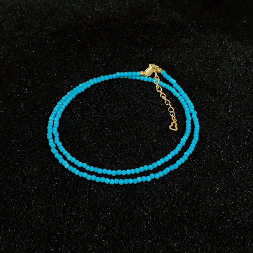 美松绿松石项链/s925/40cm/2mm(昱辰)AZB16792