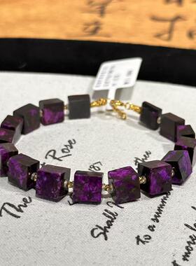 南非舒俱来直切红丝绒手链/18K/16cm（纸落）AZB11240