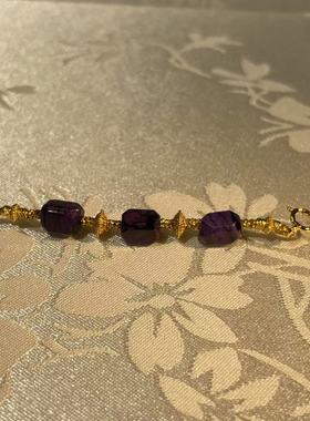 南非舒俱来帝王紫钻切延长链s925/6cm（星辞）AZB7641